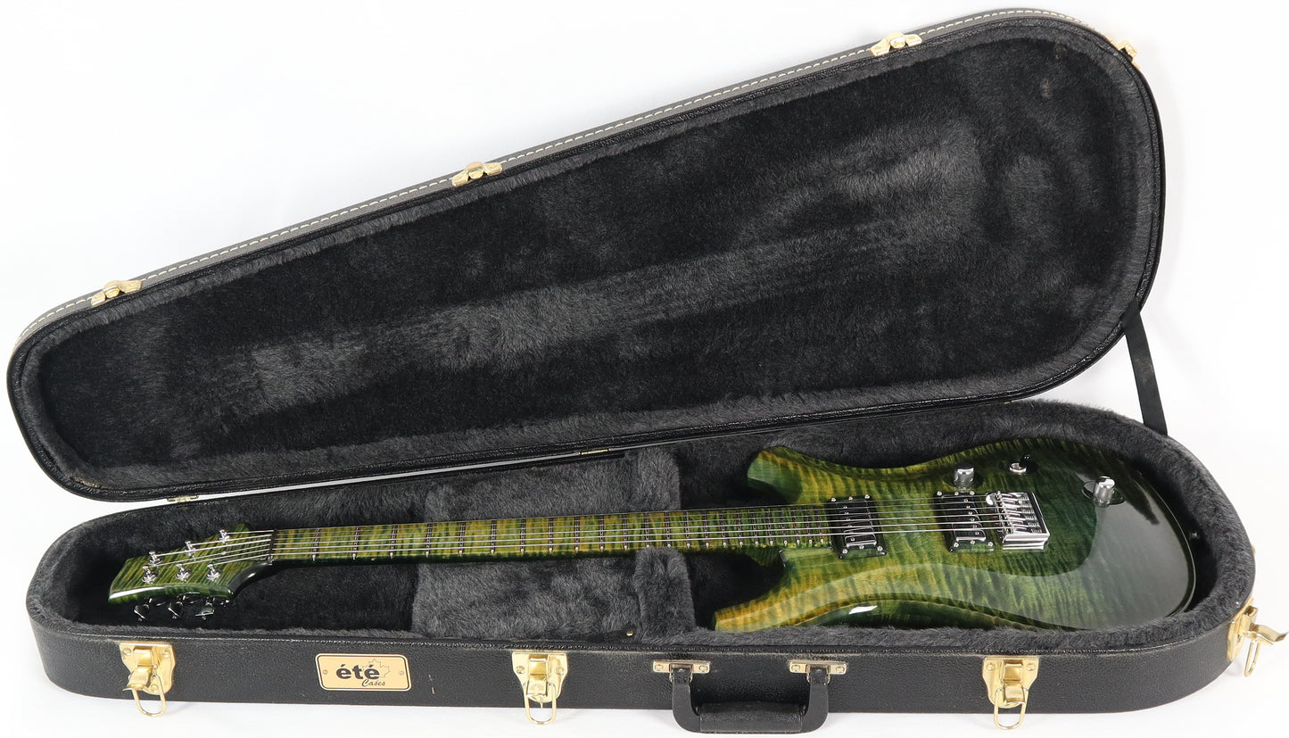 Anu Green Custom Electric Guitar made by Master Luthier Kenny Johns w/ Hard Case