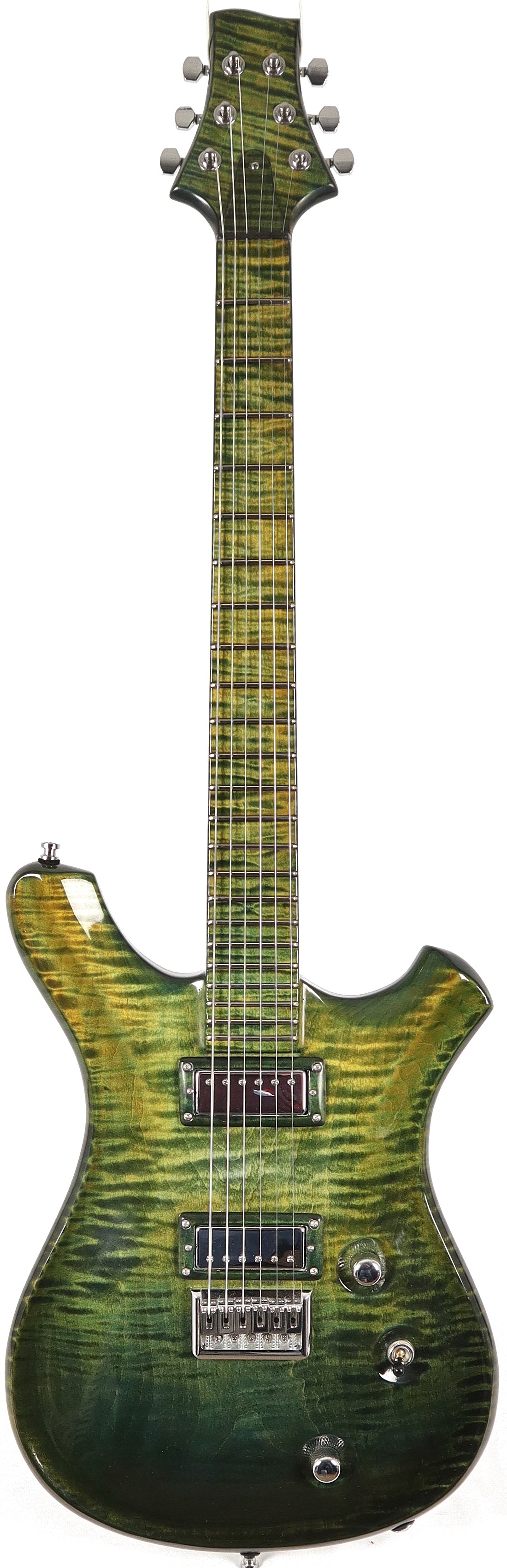 Anu Green Custom Electric Guitar made by Master Luthier Kenny Johns w/ Hard Case