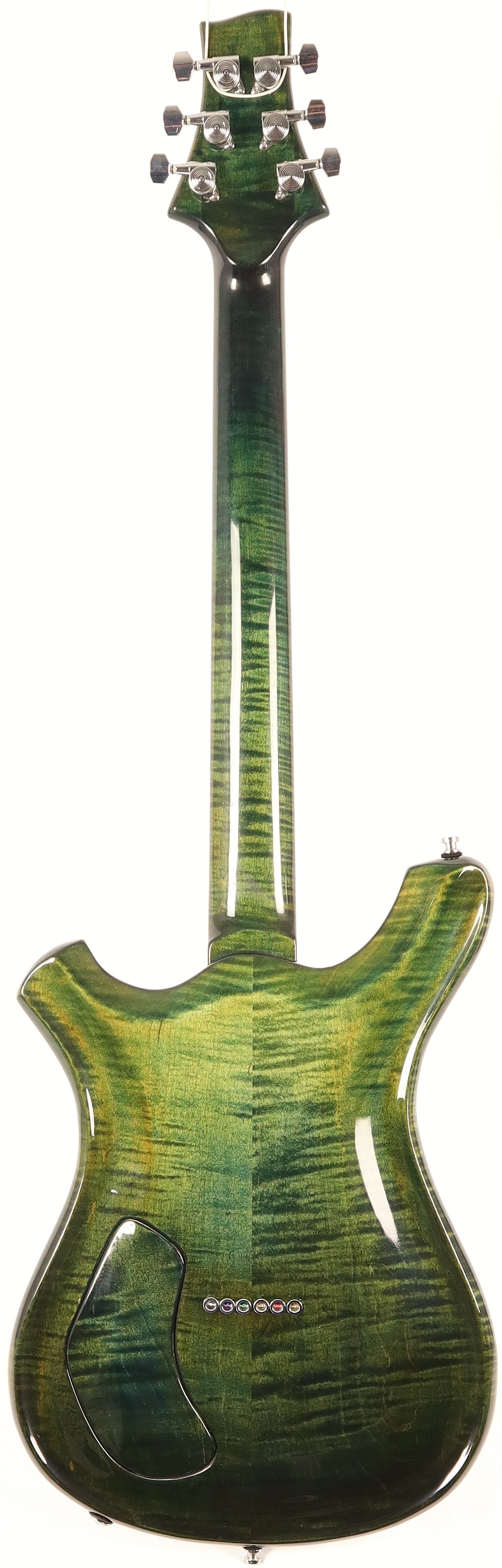Anu Green Custom Electric Guitar made by Master Luthier Kenny Johns w/ Hard Case