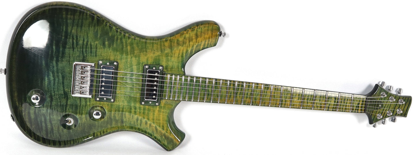 Anu Green Custom Electric Guitar made by Master Luthier Kenny Johns w/ Hard Case