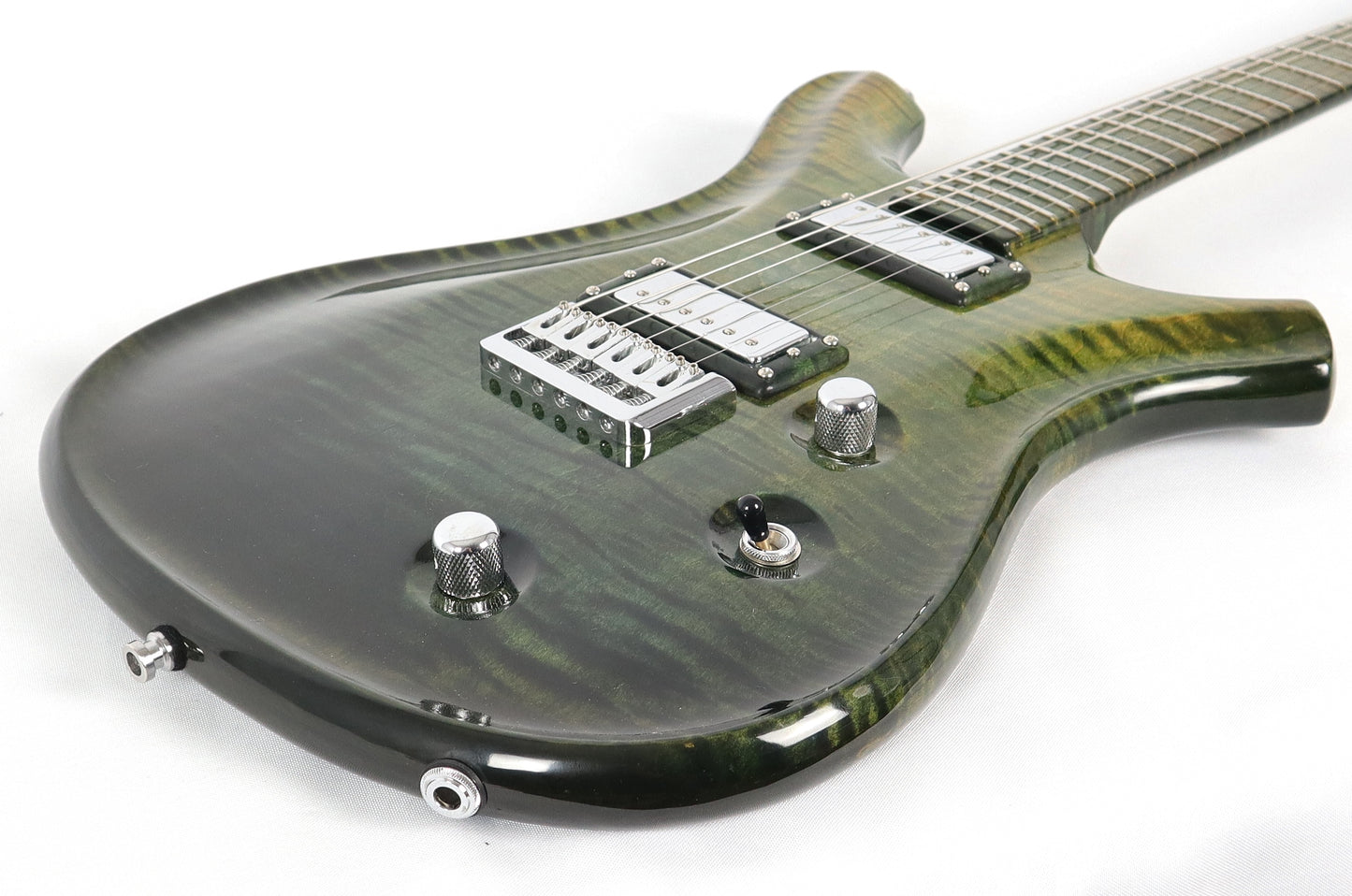 Anu Green Custom Electric Guitar made by Master Luthier Kenny Johns w/ Hard Case
