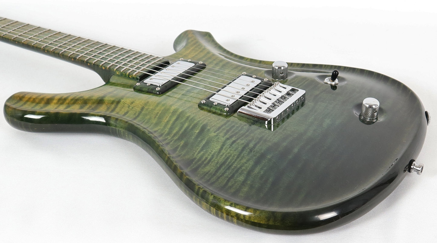 Anu Green Custom Electric Guitar made by Master Luthier Kenny Johns w/ Hard Case