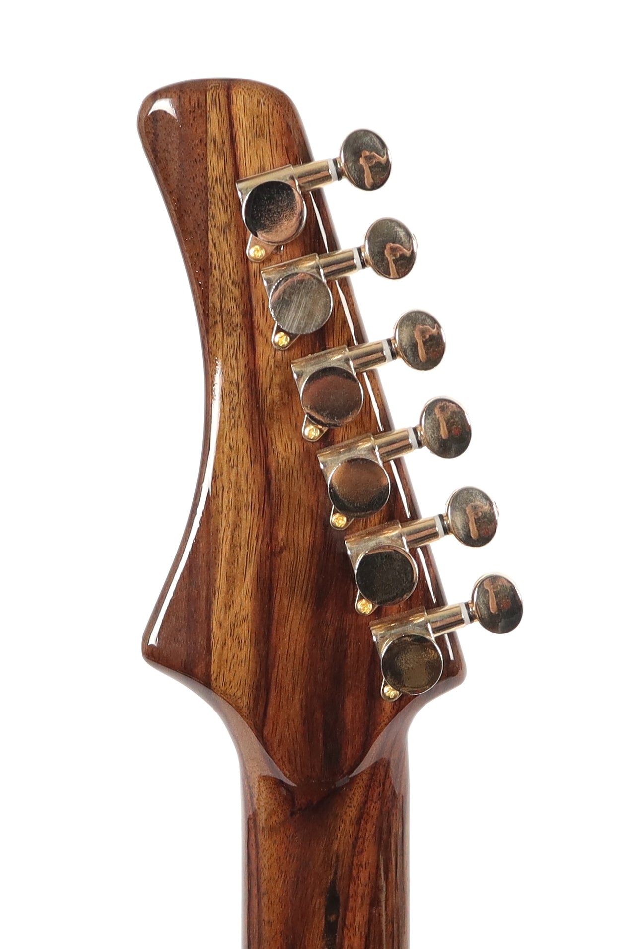 Anu Brown Custom Electric Guitar made by Master Luthier Kenny Johns w/ Hard Case