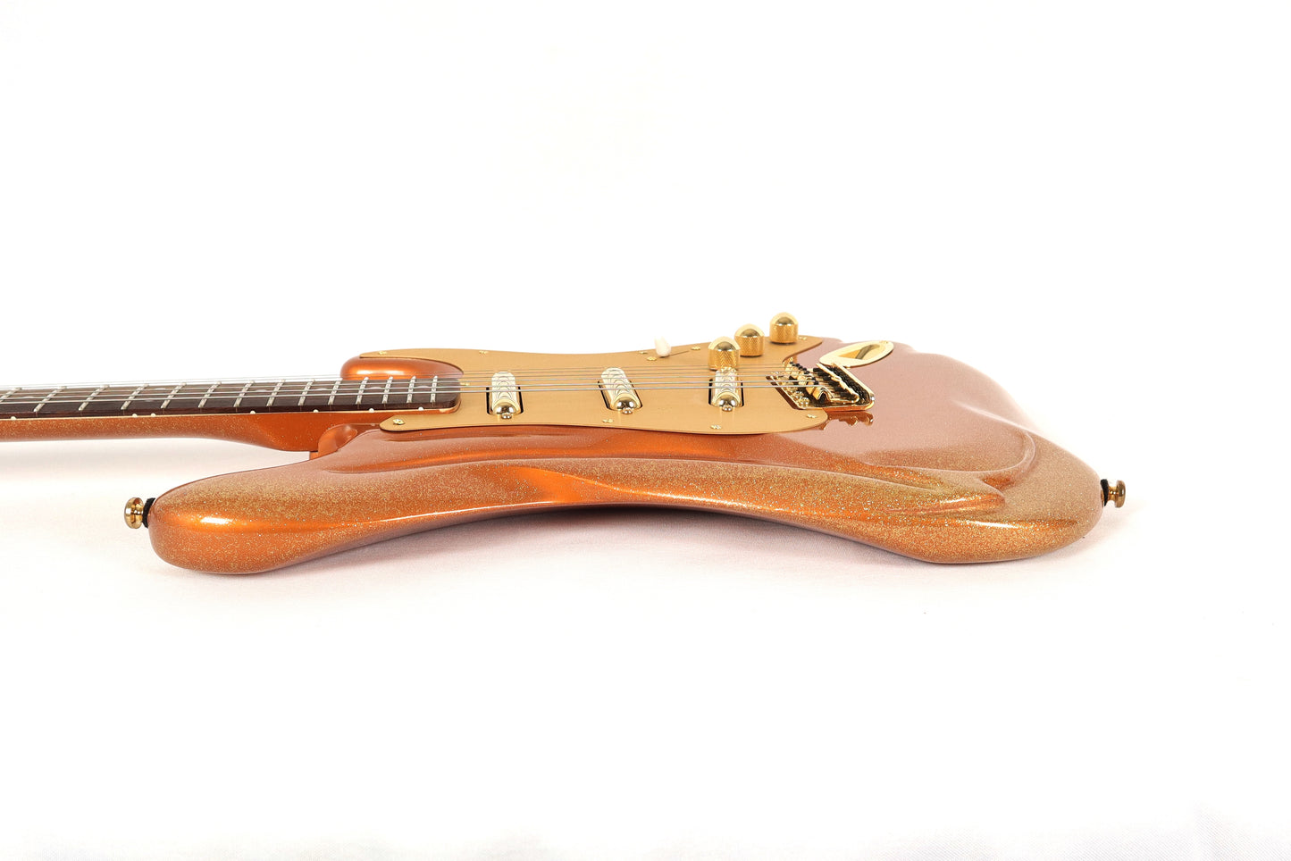 Fender Stratocaster Customized one of a kind Gold Sparkle Electric Guitar w/Case